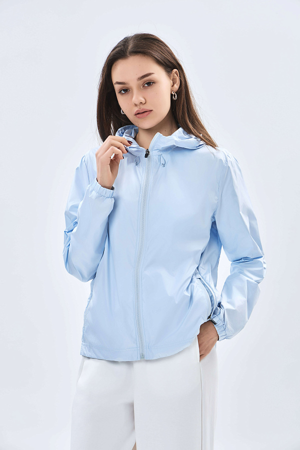 Женская ветровка короткая длина AW23WIN-26001 фото